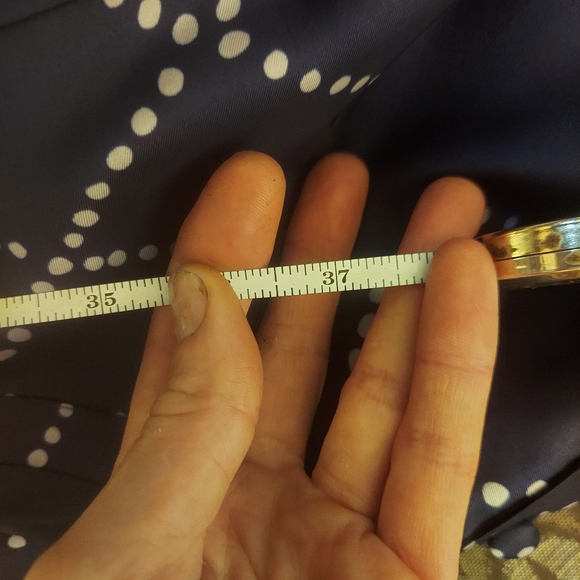 BR silk blend dress, size large, blue - Picture 10 of 10